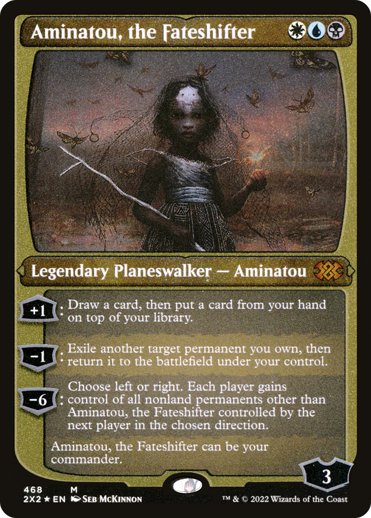 Aminatou, the Fateshifter (2X2-468) (Etched Foil)