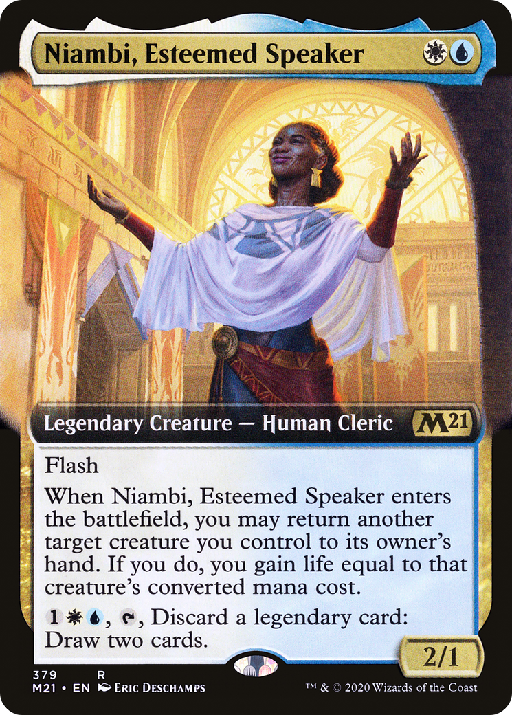 Niambi, Esteemed Speaker (M21-379) (Extended Art) (Foil)