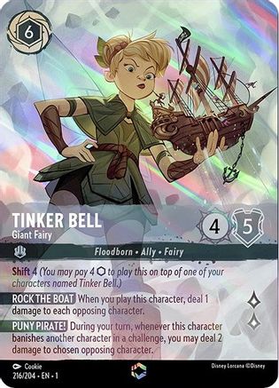 Tinker Bell - Giant Fairy (Enchanted) (1-216) (Holofoil)