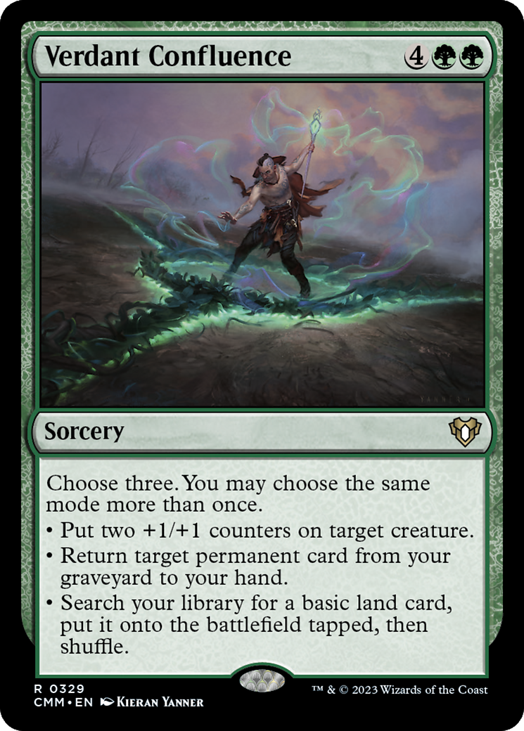 Verdant Confluence (CMM-329) (Foil)