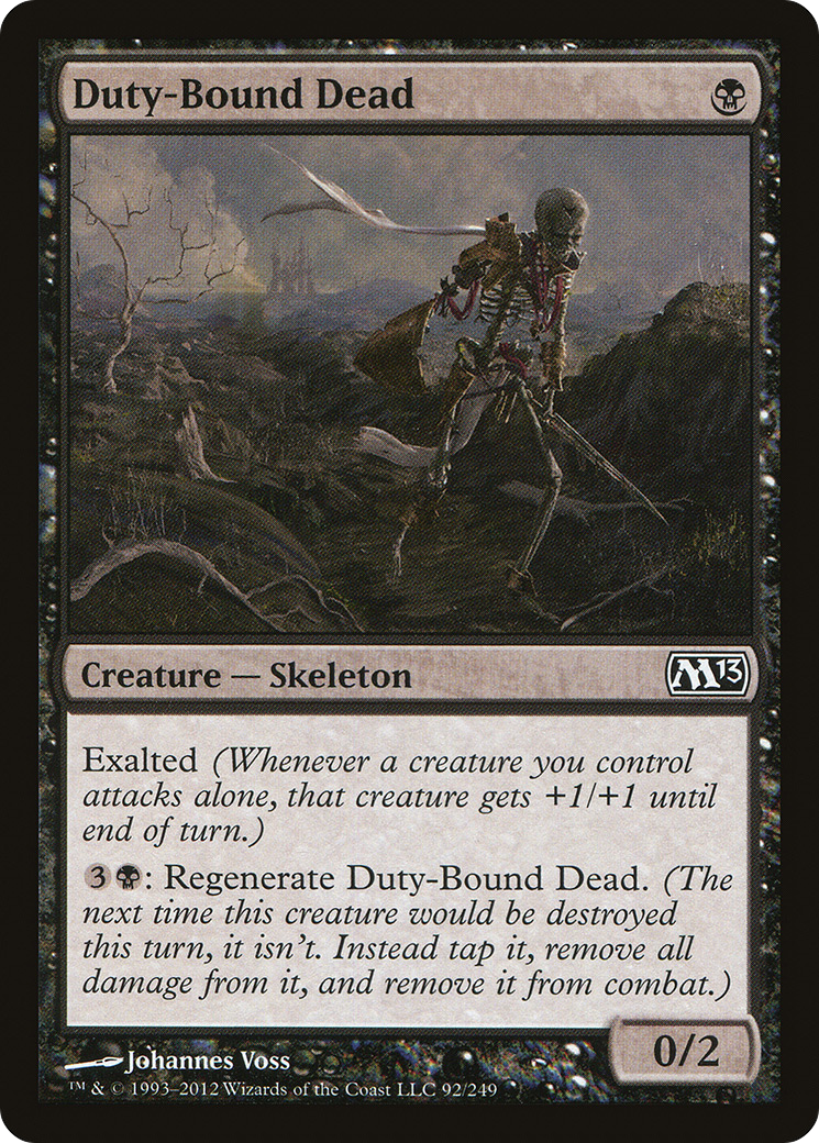 Duty-Bound Dead (M13-092)
