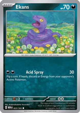 Ekans (MEW-023) (Reverse Holofoil)
