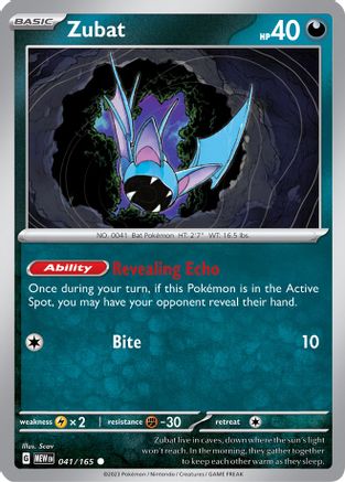 Zubat (MEW-041) (Reverse Holofoil)