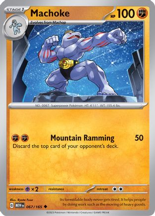 Machoke (MEW-067) (Reverse Holofoil)