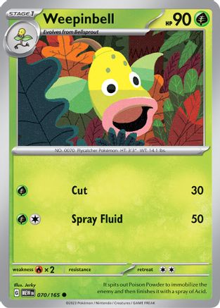Weepinbell (MEW-070) (Reverse Holofoil)