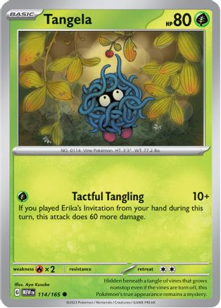 Tangela (MEW-114) (Reverse Holofoil)