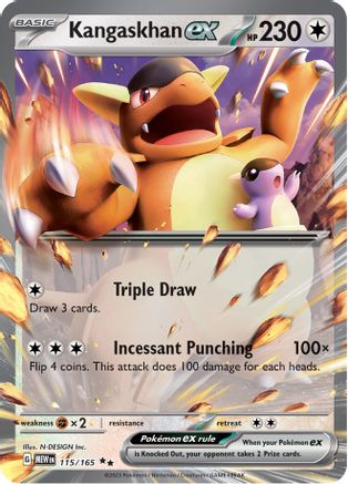 Kangaskhan ex (MEW-115) (Holofoil)