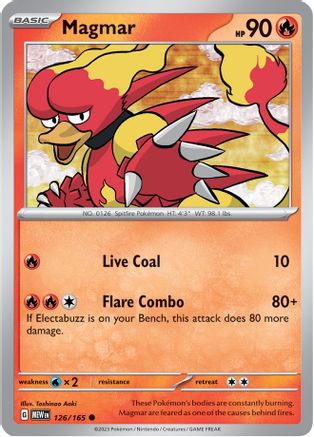 Magmar (MEW-126) (Reverse Holofoil)