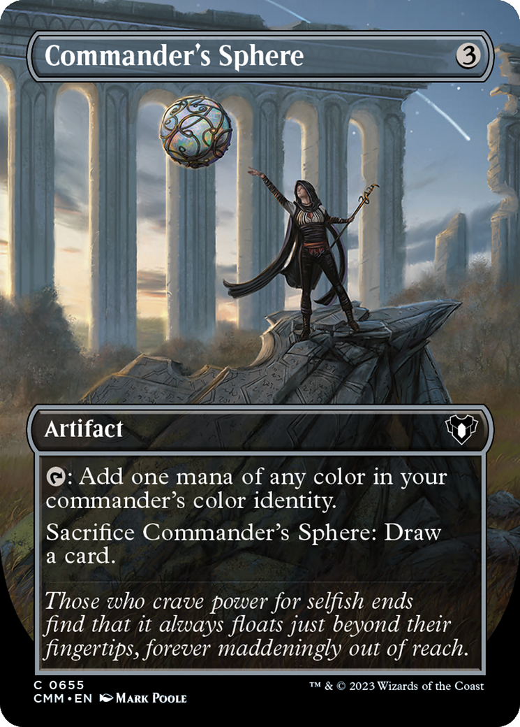 Commander's Sphere (CMM-655) (Borderless) (Foil)