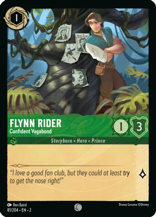 Flynn Rider - Confident Vagabond (2-081) (Cold Foil)