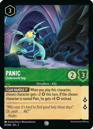 Panic - Underworld Imp (2-087) (Cold Foil)