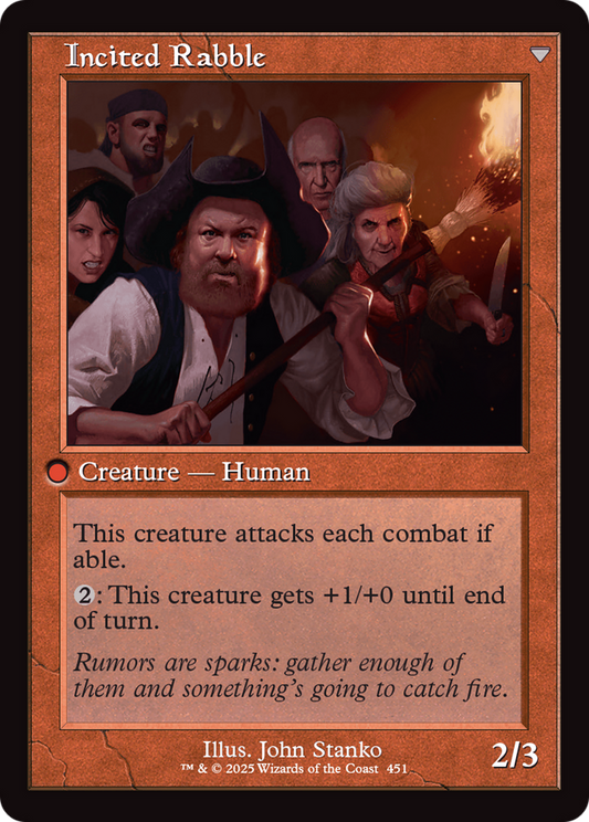 Town Gossipmonger // Incited Rabble (INR-451) (Foil)
