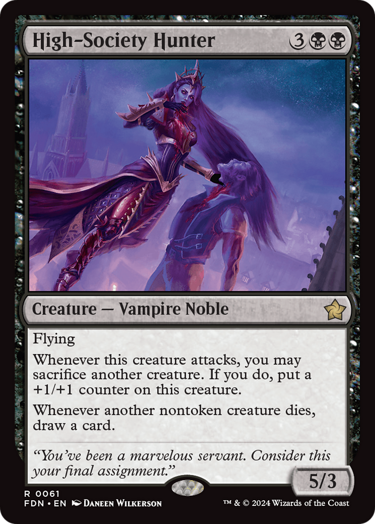 High-Society Hunter (FDN-061) (Foil)