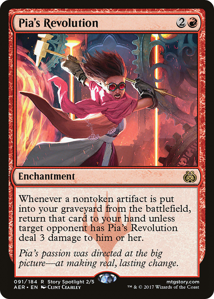 Pia's Revolution (AER-091) (Foil)