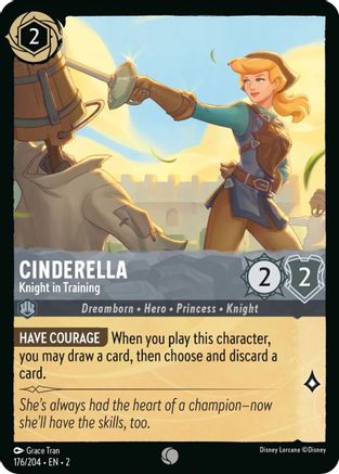 Cinderella - Knight in Training (2-176) (Cold Foil)
