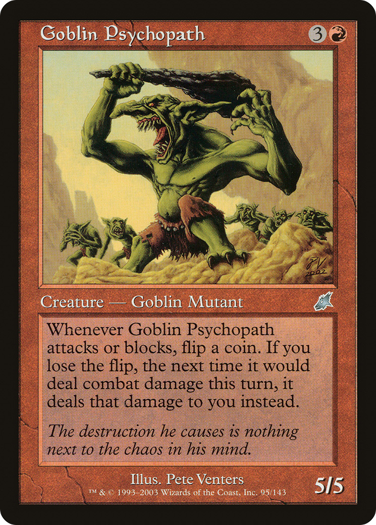 Goblin Psychopath (SCG-095) (Foil)