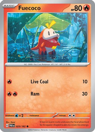 Fuecoco (PAR-023) (Reverse Holofoil)