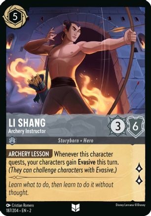 Li Shang - Archery Instructor (2-187)