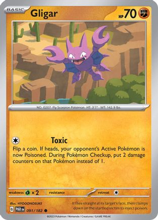 Gligar (PAR-091) (Reverse Holofoil)