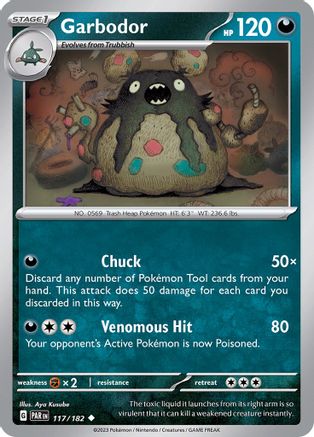 Garbodor (PAR-117) (Reverse Holofoil)