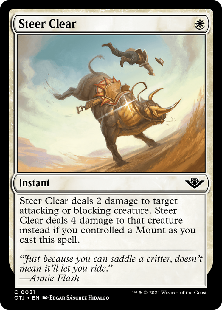 Steer Clear (OTJ-031)