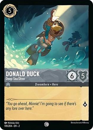 Donald Duck - Deep-Sea Diver (2-178) (Cold Foil)