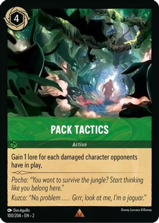 Pack Tactics (2-100)
