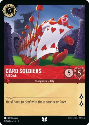 Card Soldiers - Full Deck (2-105)