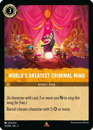 World's Greatest Criminal Mind (2-031) (Cold Foil)