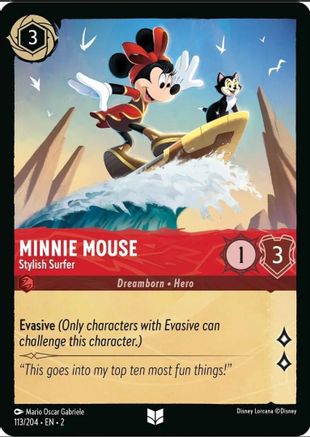 Minnie Mouse - Stylish Surfer (2-113) (Cold Foil)