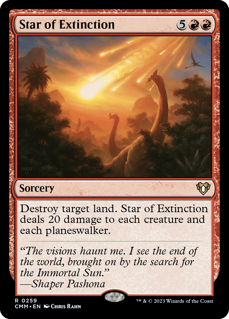Star of Extinction (CMM-259) (Foil)