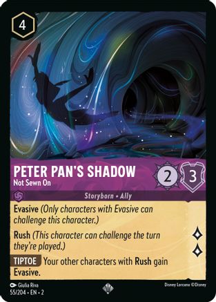 Peter Pan's Shadow - Not Sewn On (2-055) (Cold Foil)