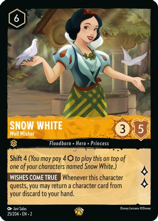 Snow White - Well Wisher (2-025) (Cold Foil)