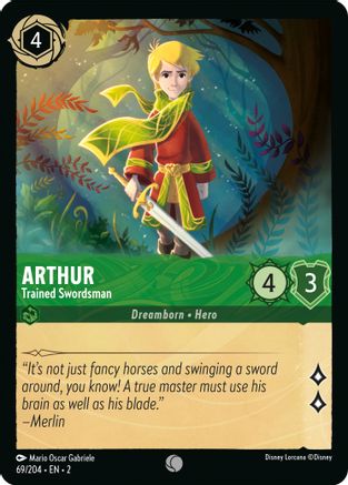 Arthur - Trained Swordsman (2-069) (Cold Foil)
