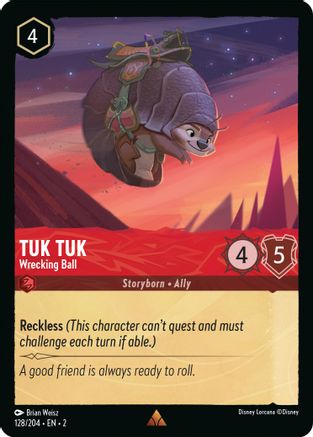 Tuk Tuk - Wrecking Ball (2-128) (Cold Foil)