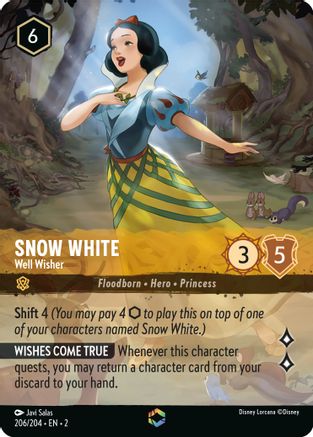 Snow White - Well Wisher (Enchanted) (2-206) (Holofoil)