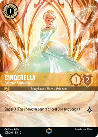 Cinderella - Ballroom Sensation (Enchanted) (2-205) (Holofoil)