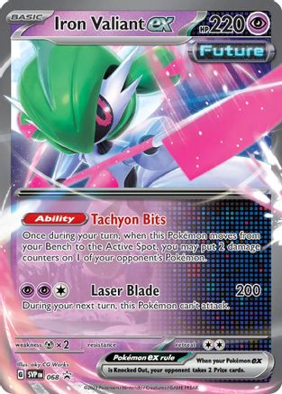 Iron Valiant ex (SVP-068) (Holofoil)