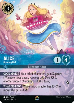 Alice - Growing Girl (Enchanted) (2-213) (Holofoil)