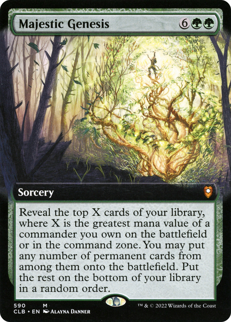 Majestic Genesis (CLB-590) (Extended Art) (Foil)