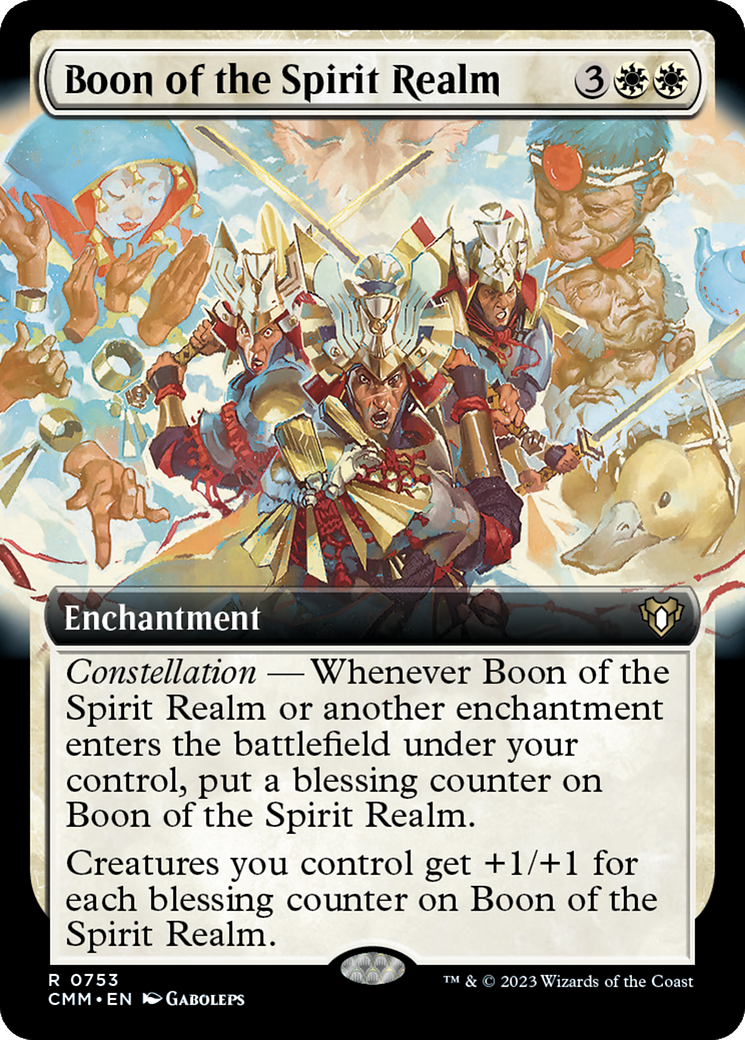 Boon of the Spirit Realm (CMM-753) (Extended Art) (Foil)