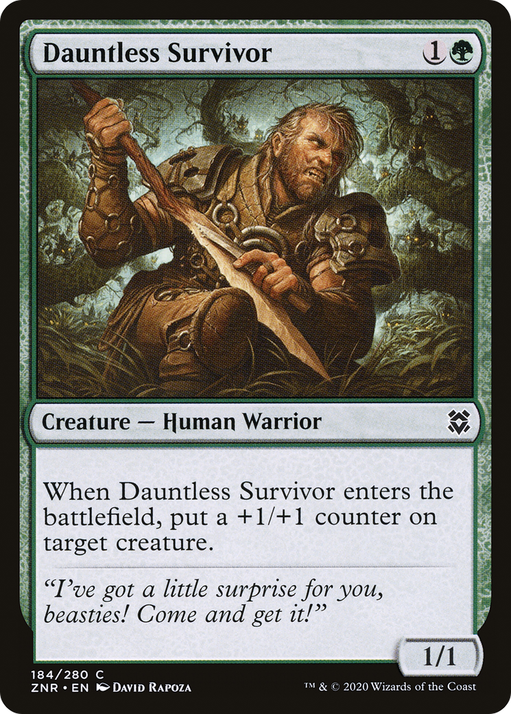 Dauntless Survivor (ZNR-184) (Foil)