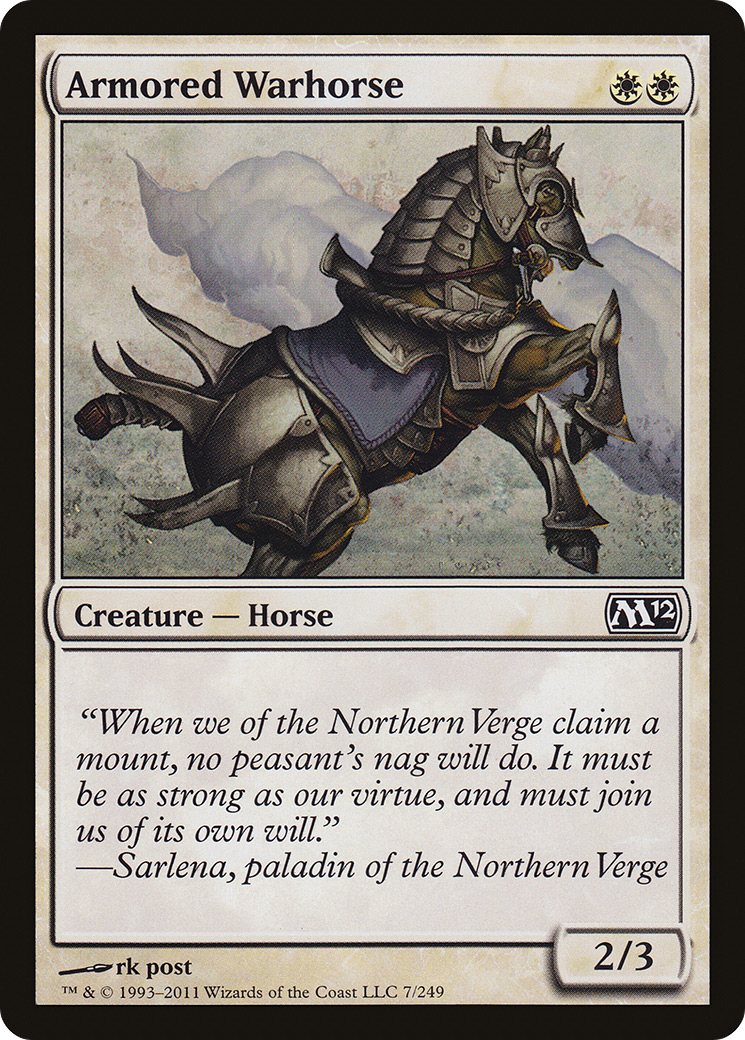 Armored Warhorse (M12-007) (Foil)