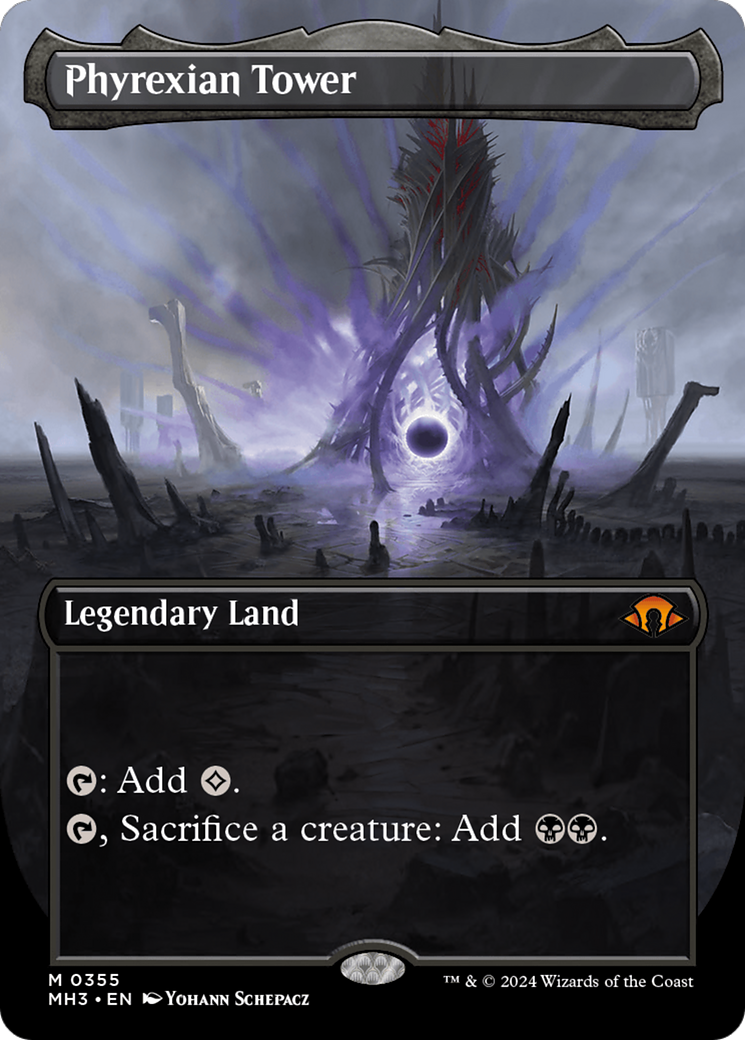 Phyrexian Tower (MH3-355) (Borderless) (Foil)
