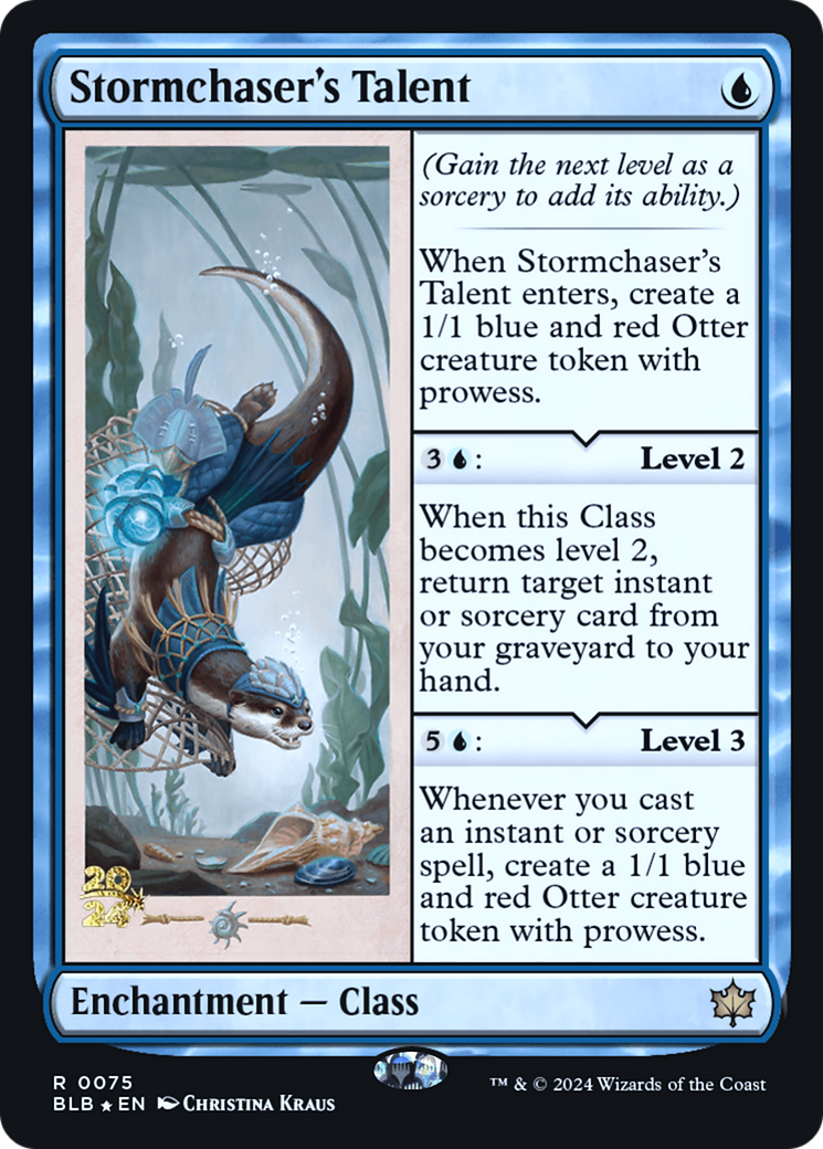 Stormchaser's Talent (PRE-75S) (Foil)