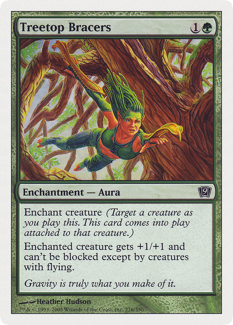 Treetop Bracers (9ED-276★) (Foil)
