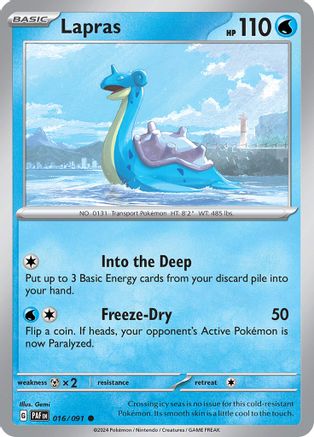 Lapras (PAF-016) (Reverse Holofoil)