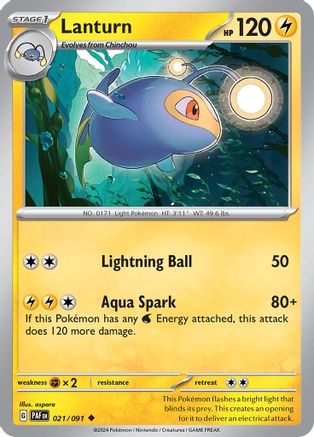 Lanturn (PAF-021) (Reverse Holofoil)