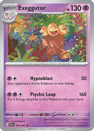 Exeggutor (PAF-024) (Reverse Holofoil)