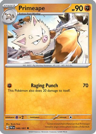 Primeape (PAF-046) (Reverse Holofoil)